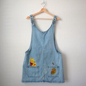 Vintage Disney Winnie the Pooh Overall Skirt | L